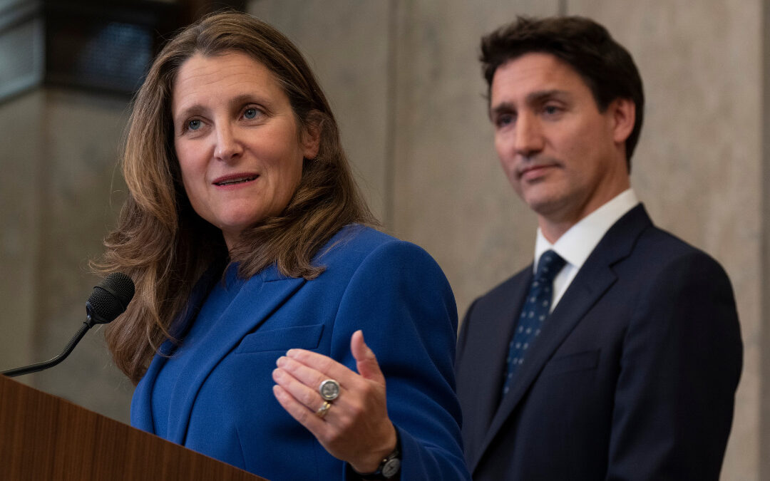 Freeland’s Fall Economic Statement Prepares for a “Hard Landing” with a Focus on Clean Growth