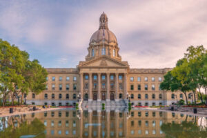 Photo of Alberta Legislature building
