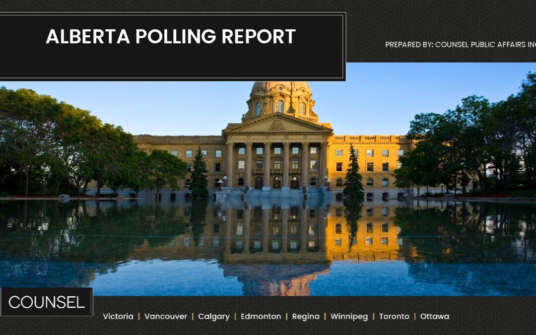 Counsel Public Affairs – Alberta Polling Report – May 15 2023