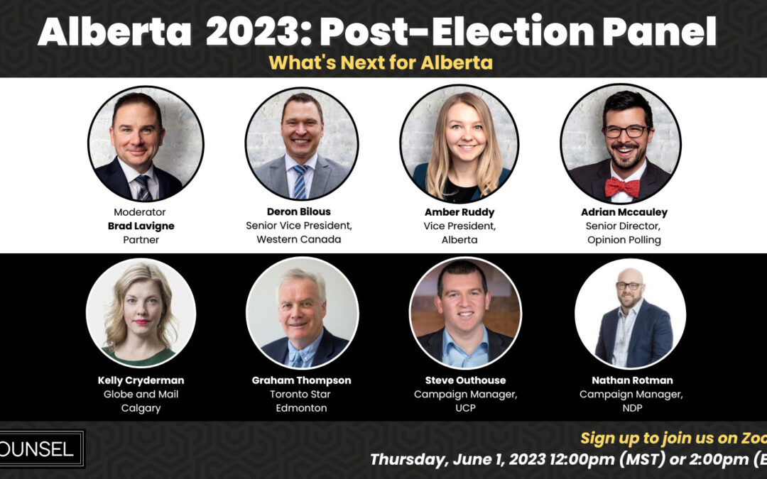 Alberta 2023: Post-Election Panel