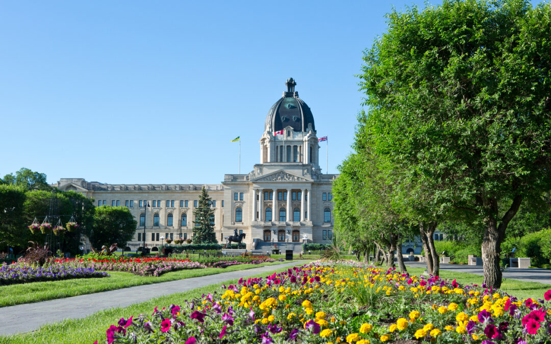 Saskatchewan Legislative Building Flower Garden