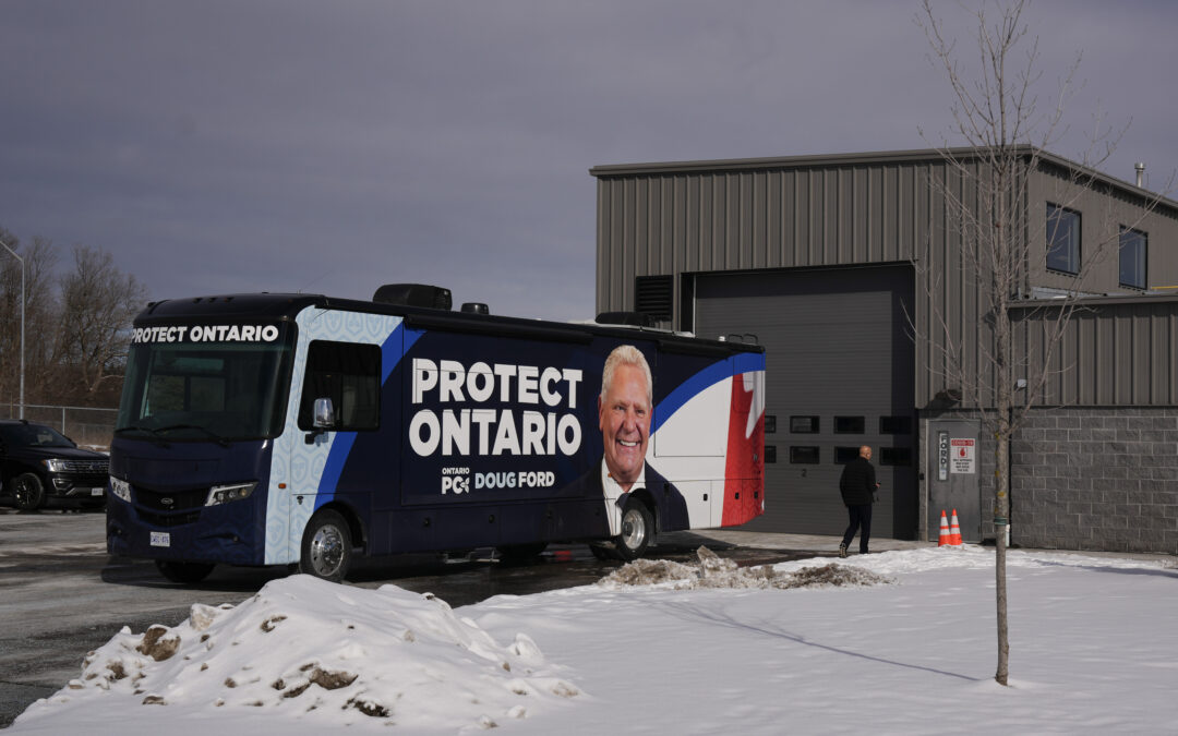 Ontario Election: Follow That Bus!