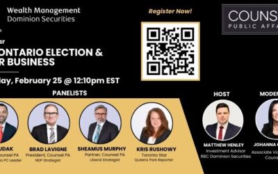 Webinar: The Ontario Election and Your Business