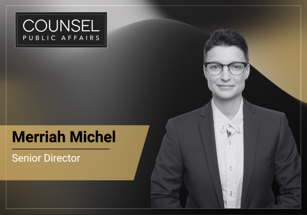 Merriah Michel New Hire Promotional Website Graphic
